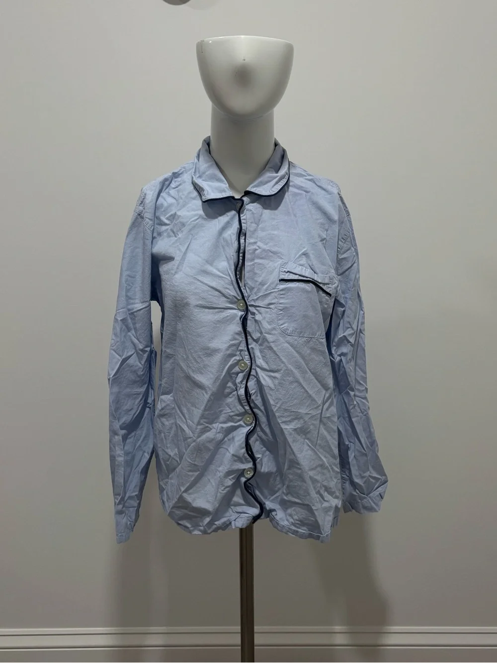 J. Crew Women’s Light Blue Cotton Pajama Set S